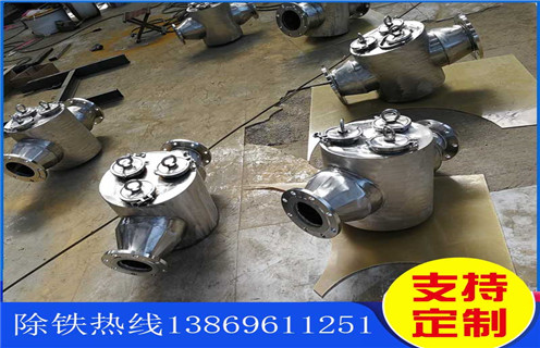 管道式永磁除鐵器，湖南管道式永磁除鐵器_遠(yuǎn)力湖南管道式永磁除鐵器應(yīng)用安裝示意圖型12000高斯_可定制工作原理