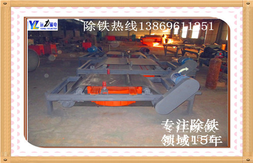 電磁自卸除鐵器，山西電磁自卸式除鐵器廠家_山西電磁自卸式除鐵器廠家廠家配件_型號及工作視頻