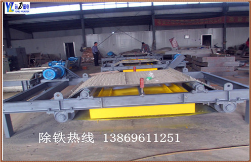 自卸帶式永磁除鐵器，云南自卸帶式永磁除鐵器_技術(shù)參數(shù)_云南自卸帶式永磁除鐵器磁塊安裝方式_如何換帶 