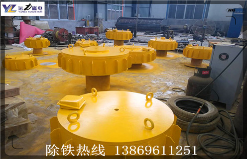盤式電磁除鐵器，大連帶盤式電磁除鐵器_大連帶盤式電磁除鐵器安裝效果接線原理圖工作原理及內(nèi)部結(jié)構(gòu)